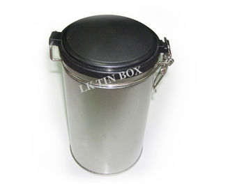 中国 プラスチックふた/Metalwire の注文のロゴ PMS ブラウンの茶缶の貯蔵害無し サプライヤー