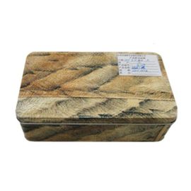 中国 ふたの長方形の錫箱のキャンデーの包装のための注文の長方形の金属の錫の滑走 サプライヤー