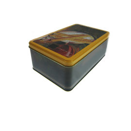 中国 192 x 121 x 68mm の金属の石鹸の錫箱の大きい長方形のカスタマイズされた茶小さなかん サプライヤー