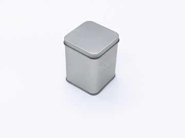 中国 明白な無光沢の終了する正方形の茶錫の収納箱に砂を吹き付ける65x65x90Hmm サプライヤー