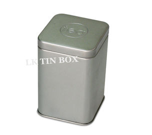 中国 ハーブ ティーの貯蔵のための Airtighted の金属のプラグのふたの正方形の錫箱 サプライヤー