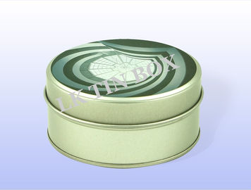 中国 腕時計の石鹸の粉末洗剤の貯蔵のための印刷されたギフトの缶、窓の円形の缶 サプライヤー
