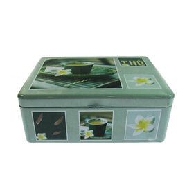 中国 正方形の茶錫箱の茶貯蔵の錫型の茶錫のブリキのパックの金属箱の茶錫 サプライヤー