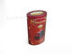 SGS 110 * 74 * 190 の mm を印刷する赤いチョコレート茶楕円形の錫箱の注文のロゴ サプライヤー